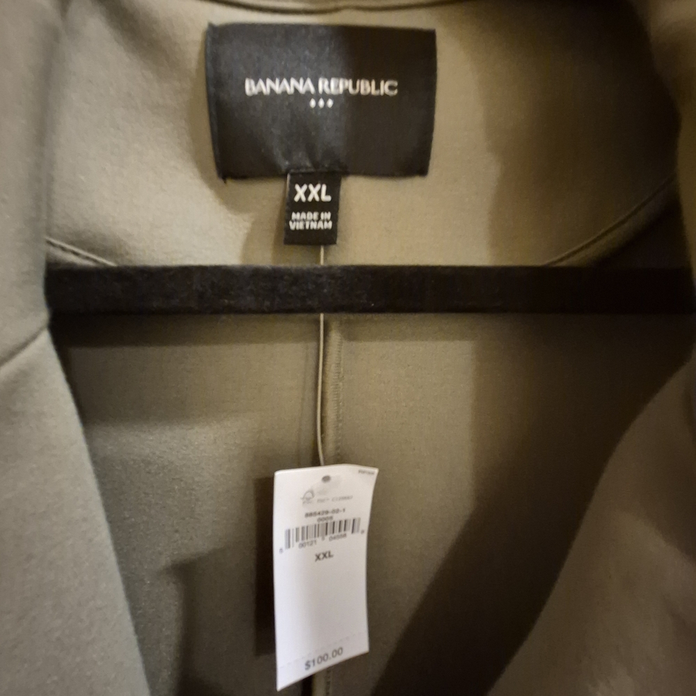 Banana Republic Womens  Olive Green Jacket - XXL